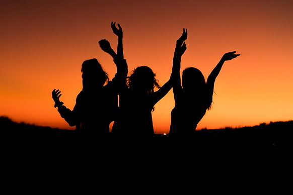 A group of friends having fun