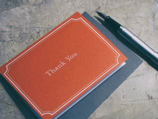 Writing a Thank-You Note