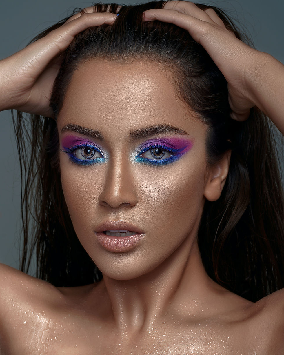 Ragazza trucco sera