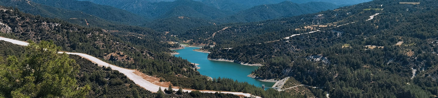 Water reservoir in Cyprus