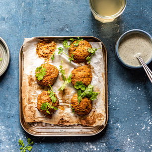 RECETTE IG BAS : BOULETTES DE LENTILLES, SAUCE YAOURT