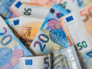 Pile of euros: spain's economy is growing