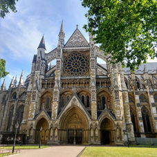 Westminster Abbey in London is landmark 4 on our virtual London Half run