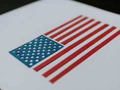 A US Flag Inmmigracion