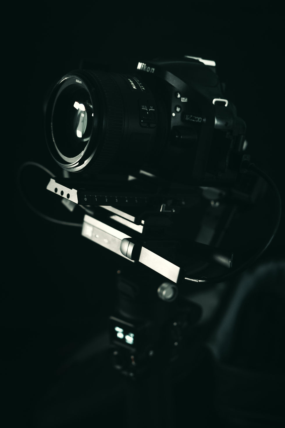 Camera profesionala folosita in filmarile unui videograf profesionist din Bucuresti.