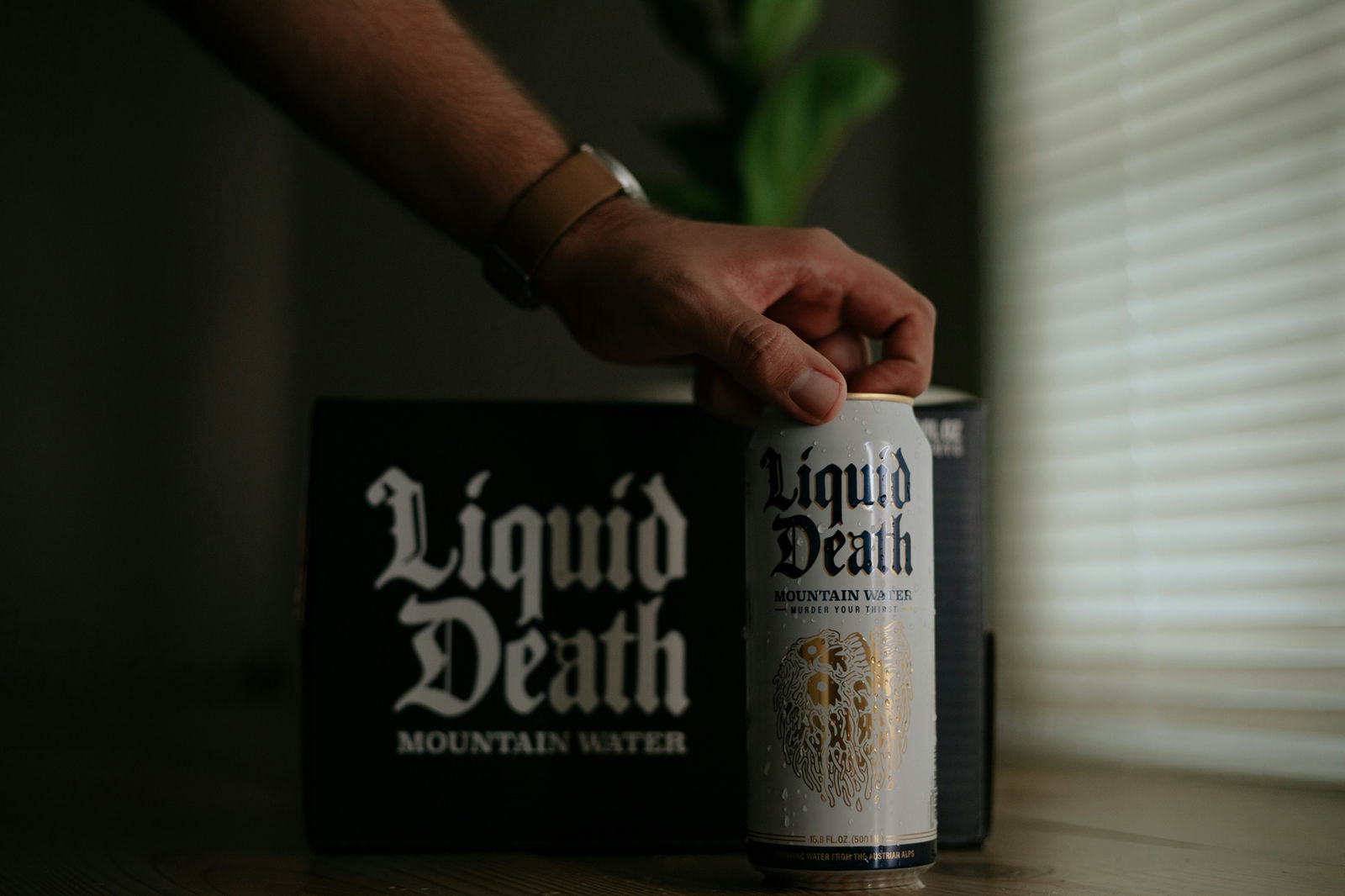 liquid death can