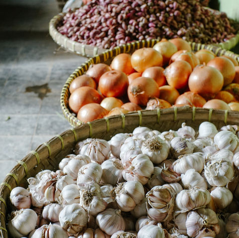 Potatoes, Onions and Garlic are in Stock!
