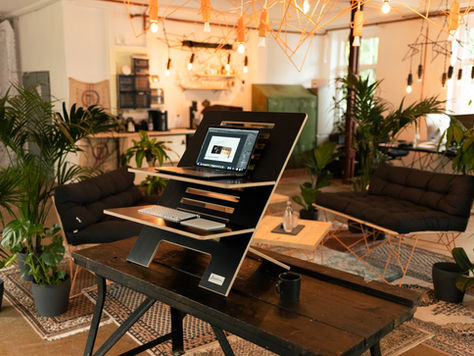 live webinar sign up page on computer with background