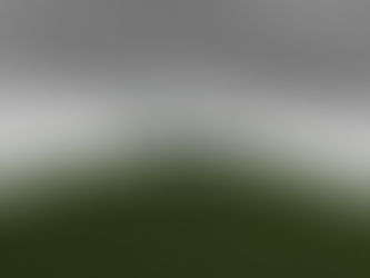 A lone bed with an IV stand on a grassy hill under overcast skies, evoking solitude and calm. A gray blanket drapes over the bed.