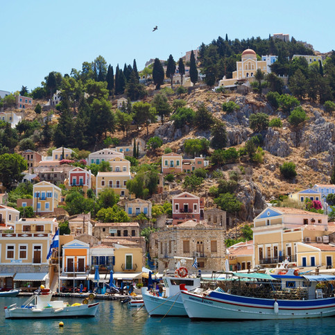 coastal town in Greece