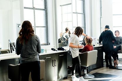 Hairdressing apprentices
