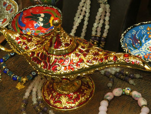 Creating a podcast "Listen the Chant from Aladdin and the Genie!"