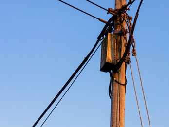 AMB Sparks electrical services. Overhead to Underground Mains Upgrade.