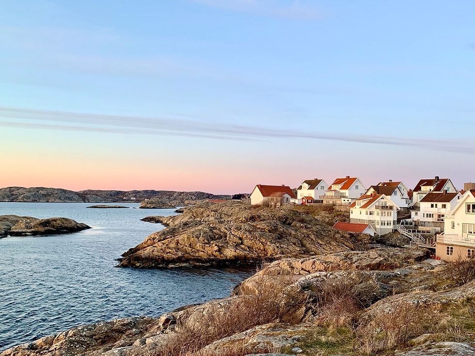 Picture of island settlement in the West Coast of Sweden