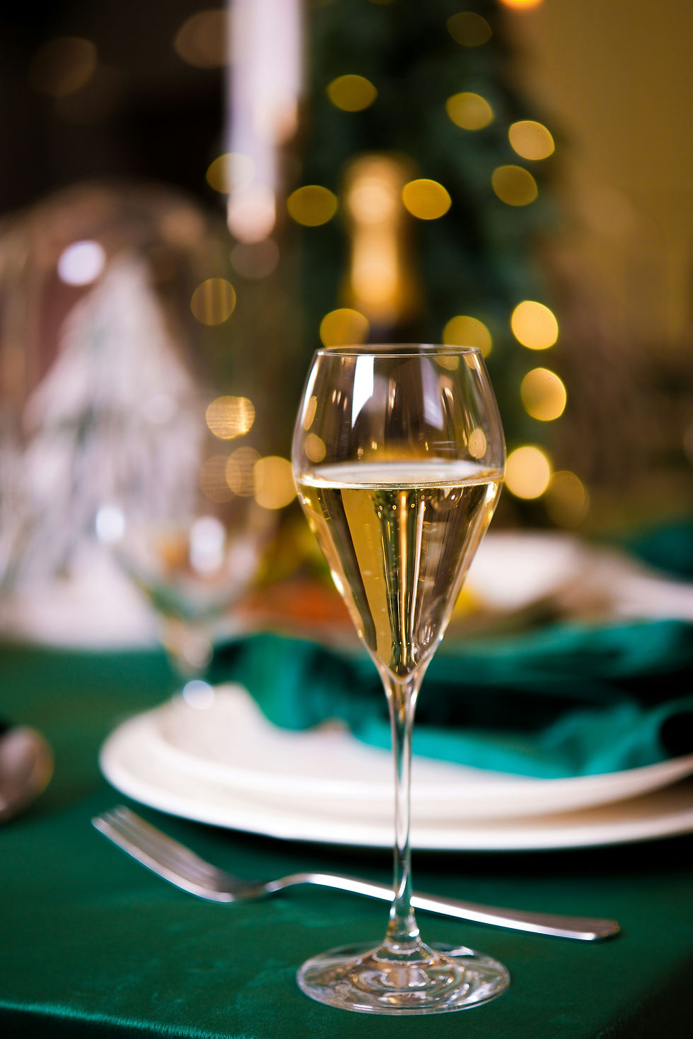 Champagner zu Weihnachten