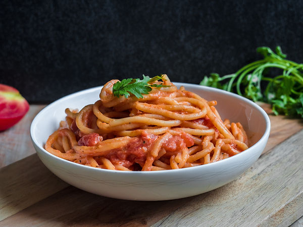 Pasta with tomato sauce
