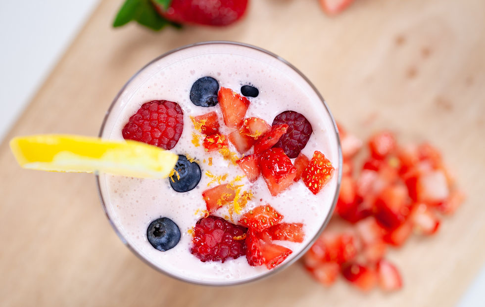 Buy plain yogurt and add fresh fruit.