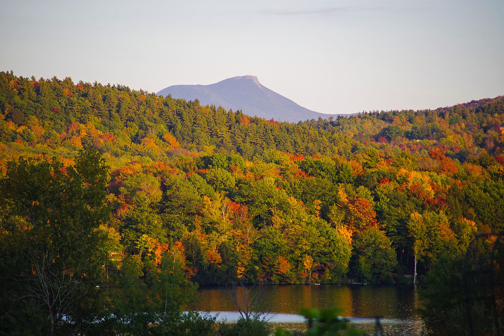 Wide Vermont mountain landscape showing scale of natural environment and the perspective outdoor athletes gain from time in nature