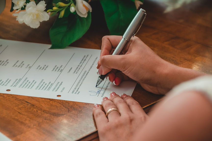 Signing a document