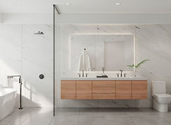 Modernes Badezimmer mit Sanitärinstallation in Winterthur
