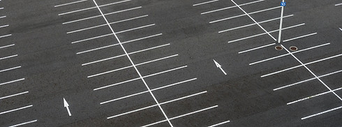 Parkplatz reinigen