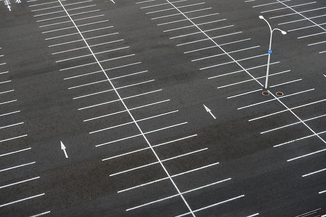 Parkplatz reinigen