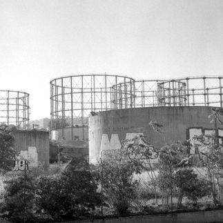 "natural gas storage towers"