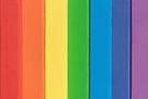 Painted rainbow stripes. Image by GraceHues Photography
