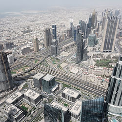 At the top Burj Khalifa