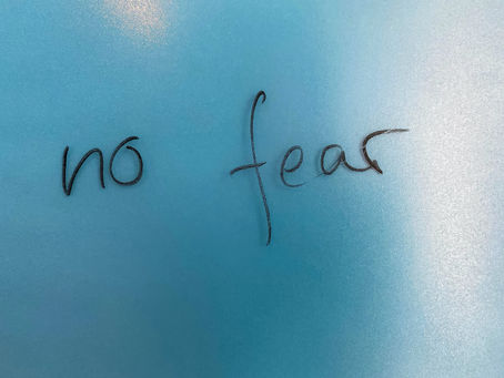 Knowing Your Fears and Conquering Them