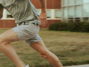 A man running