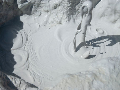 Boiling mud