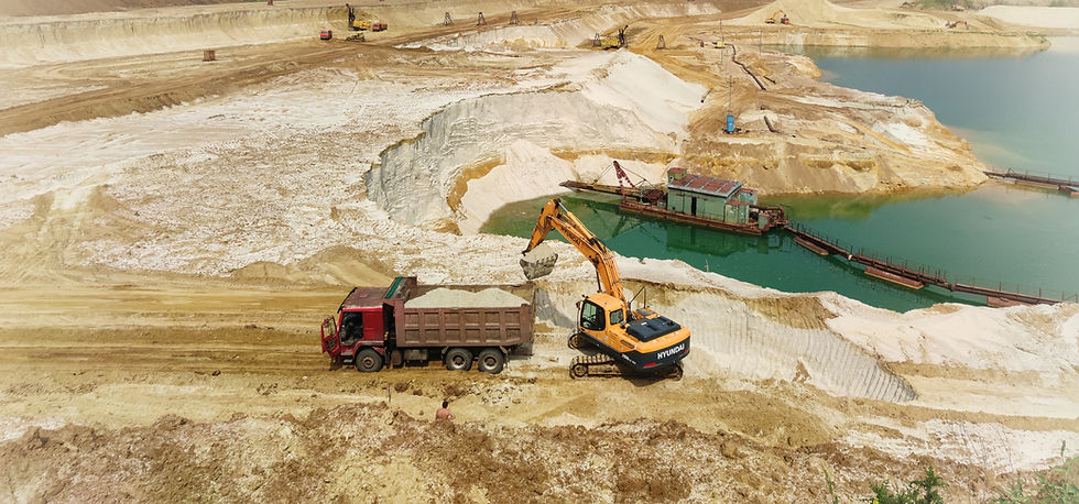 Providing drone surveys and 3d mapping of mining sites to create topographical modeling