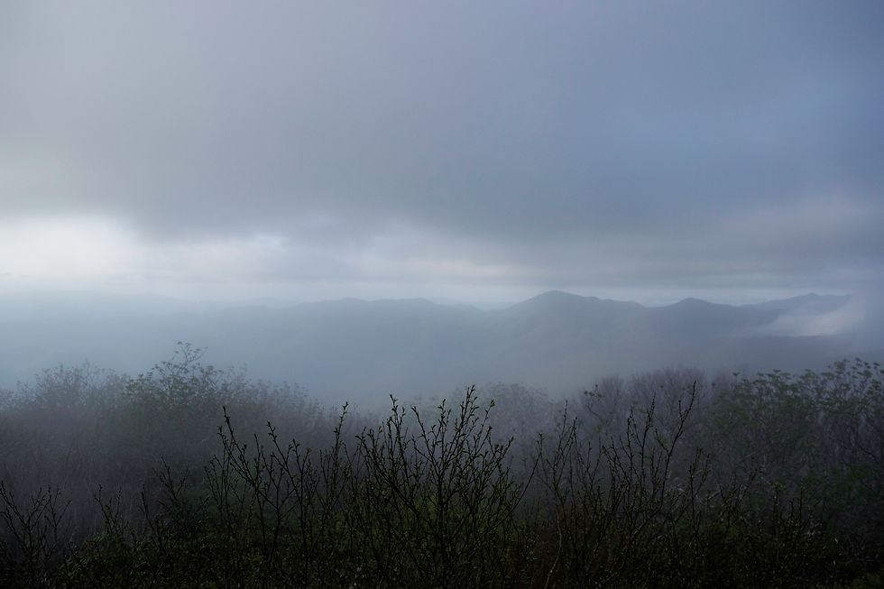 Blue Ridge Mountains near Old Fort NC