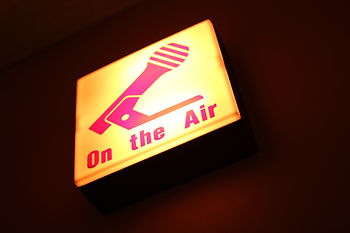 On the air radio image