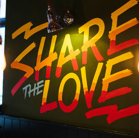 restaurant custom wall mural