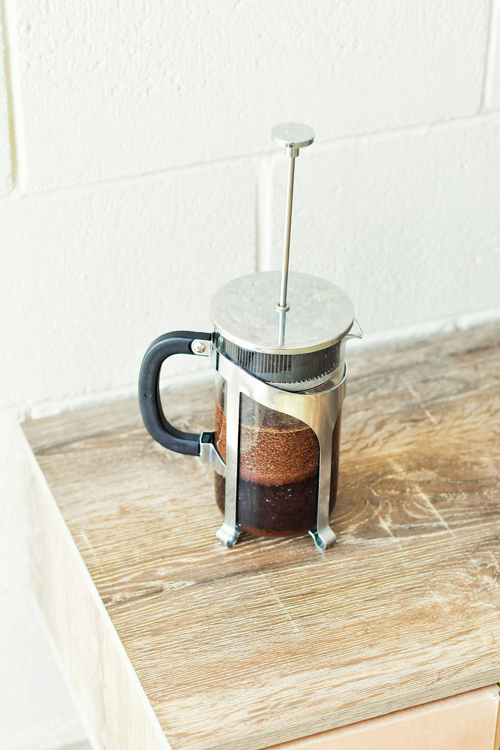 French Press steeping