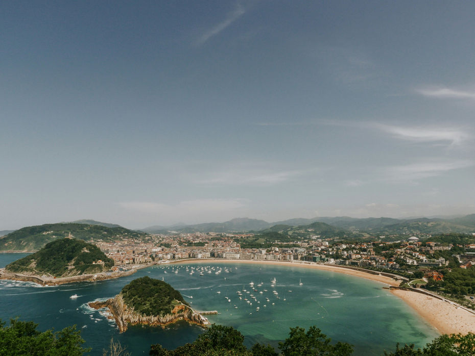 Playa de la concha, Basque Country, Spain