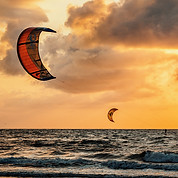 Kitesurfing