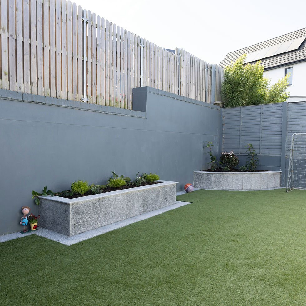 artificial grass in garden