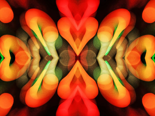 soft layered silhouettes symbolizing consistent soul identity across past lives