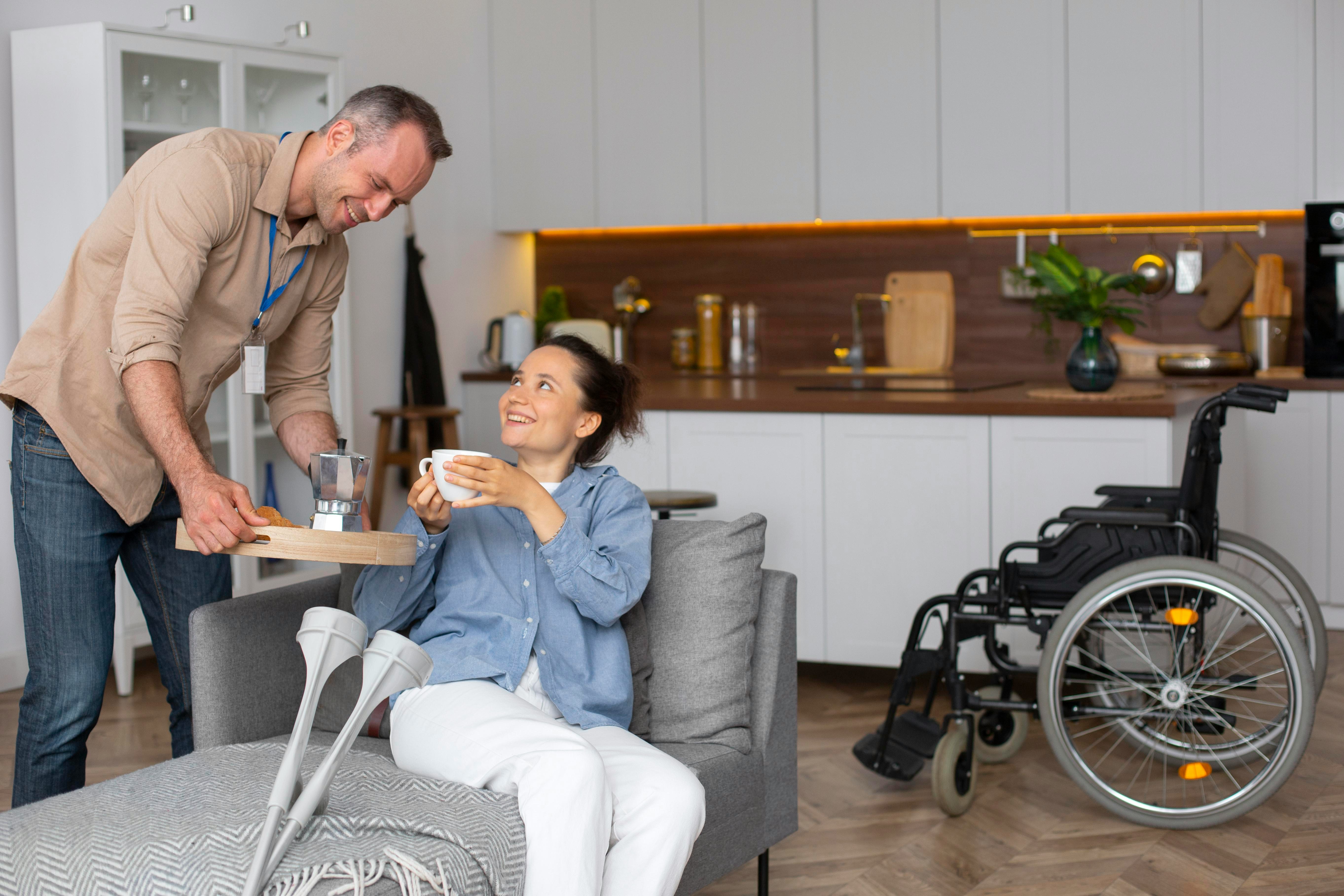 Disability Support Pension and super lump sum illustration with support, super and insurance icons