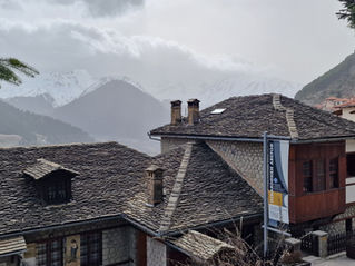 Kalimera from the cloudy peaks of Pindos