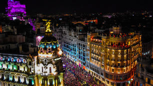 Dining in Madrid, Spain
