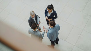 Team of Executives Talking
