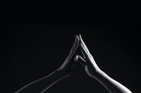 Hands in prayer and in peace showing a patient's journey towards health restoration after an acute episode of a sleep disorder. This image shows Dr Bernath's aim for each patient in his sleep clinic NHS or private.