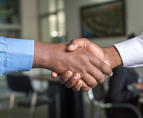 handshake hired