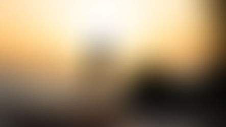 Runner at sunset