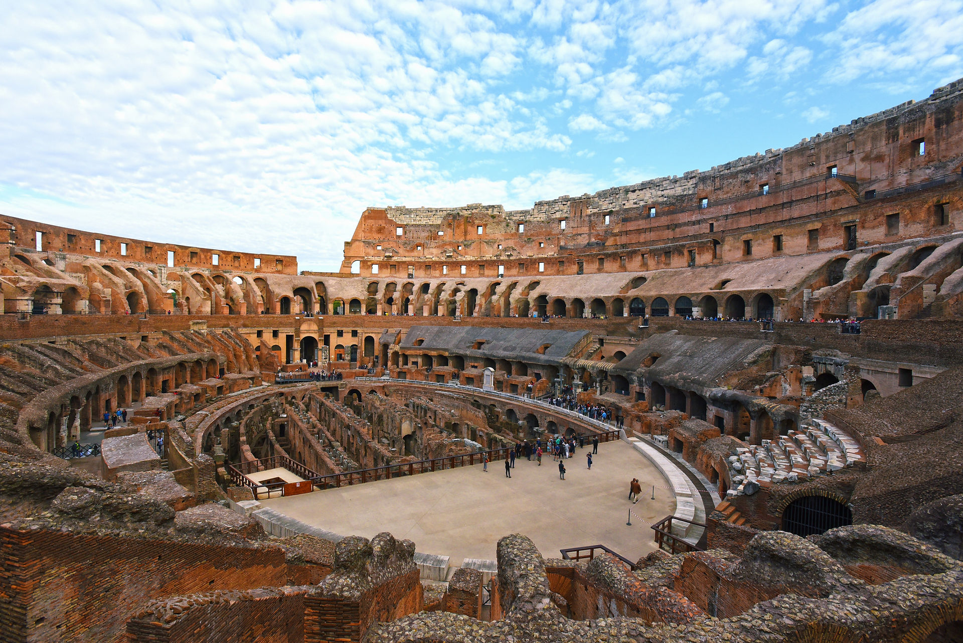 Inside the Roman Colosseo