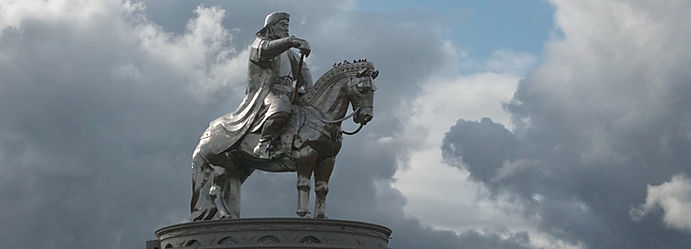 Chinggis Khaan Monument: A monument dedicated to the Mongolian emperor and military leader, Chinggis Khaan, located in Mongolia.